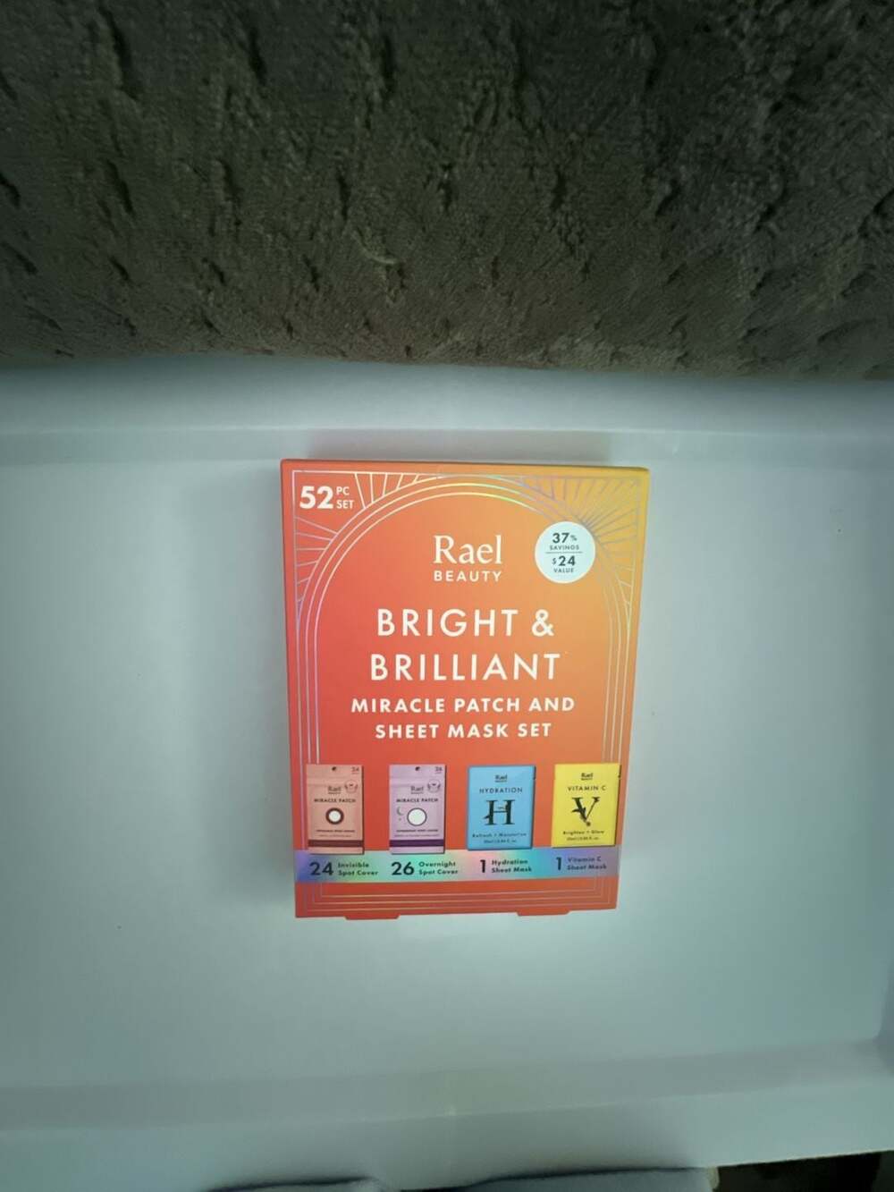 Rael Beauty Bright & Brilliant Miracle Patch and Sheet Mask 52-Piece Set